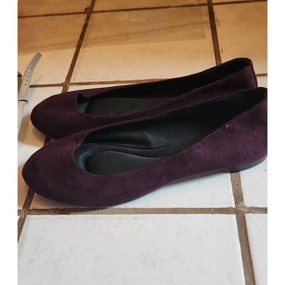 Soda  Suede Ballet Flats Womens Slip-On Round-Toe Shoes size 7.5 - Picture 2 of 6